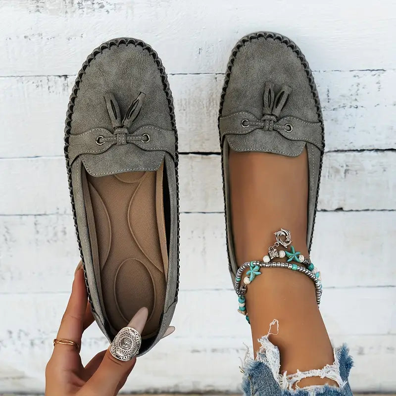 Madilyn™ | Casual Tassel Moccasins