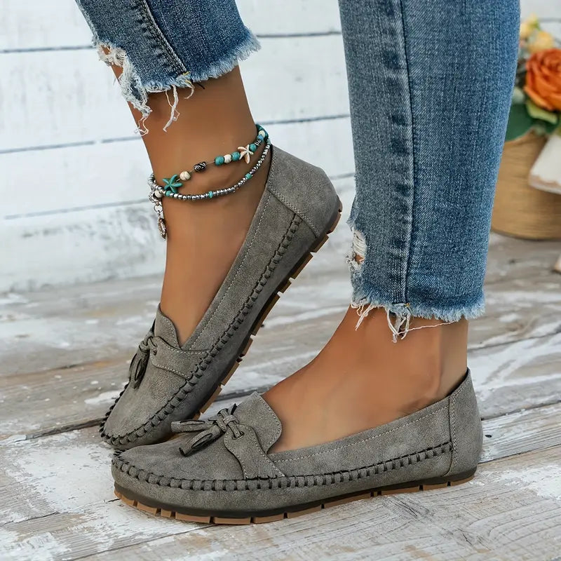 Madilyn™ | Casual Tassel Moccasins