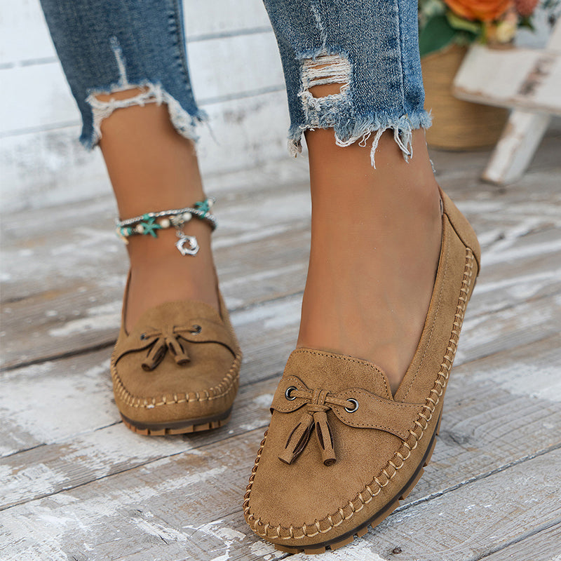Madilyn™ | Casual Tassel Moccasins