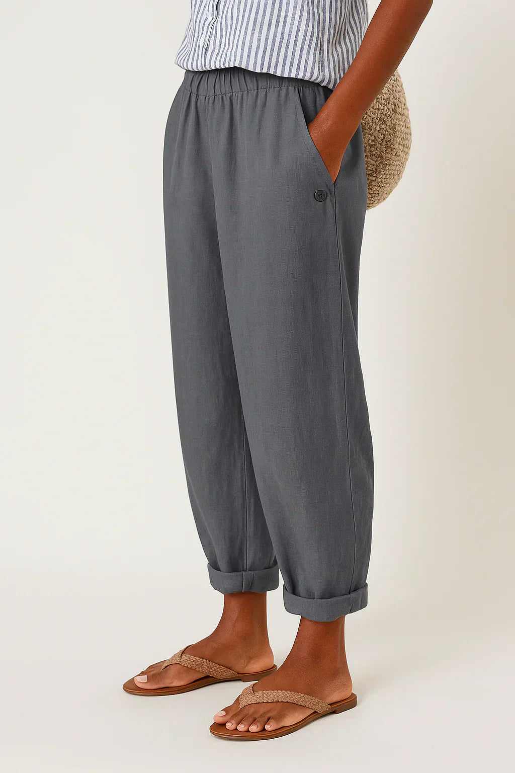 Harper™ Timeless Linen-Cotton Trousers
