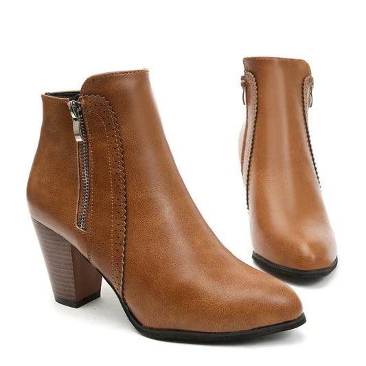 Carmen | Retro Chunky Heel Boots