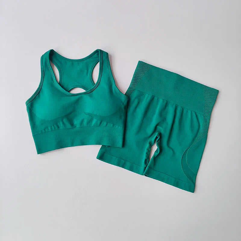 Adele™ Sport Set - 2 PCS Women Seamless Yoga Set