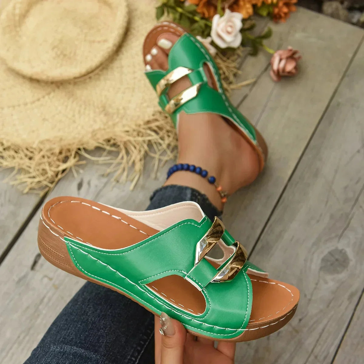 Sophia™ Orthopedic Wedge Heel Sandals