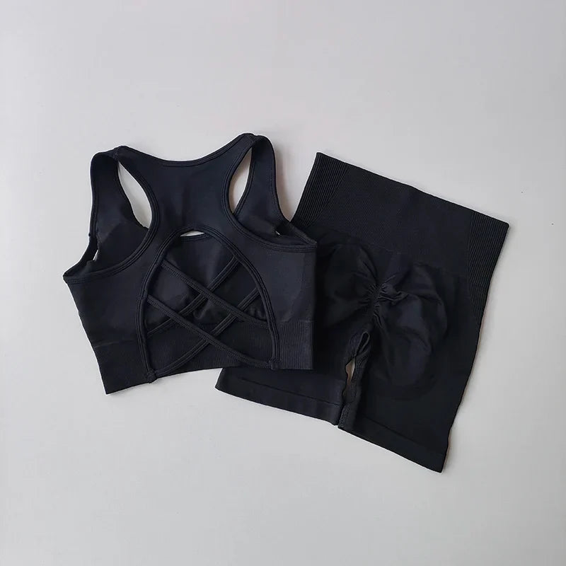 Adele™ Sport Set - 2 PCS Women Seamless Yoga Set