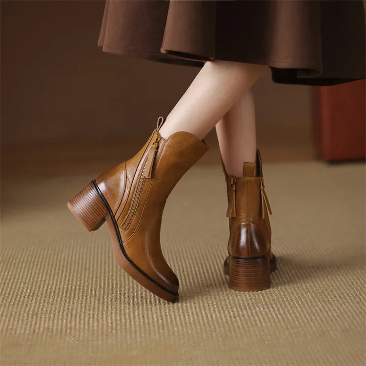 Margaret™ | Elegant Leather Boots