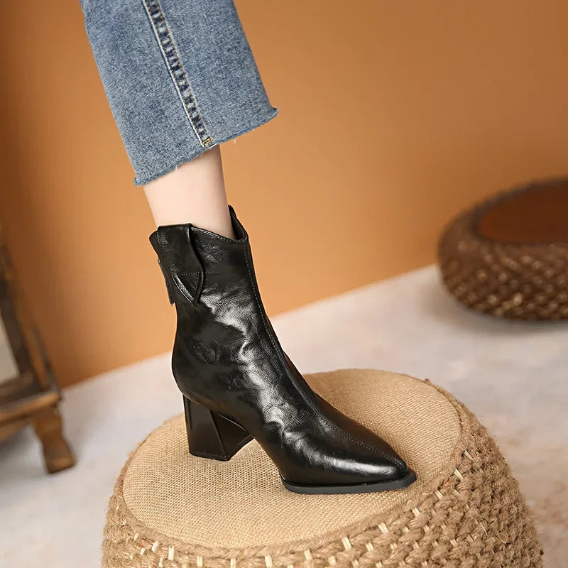 Mallory | Vintage High Heel Boots