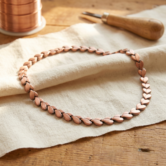Adele | Heart Link Copper Necklace