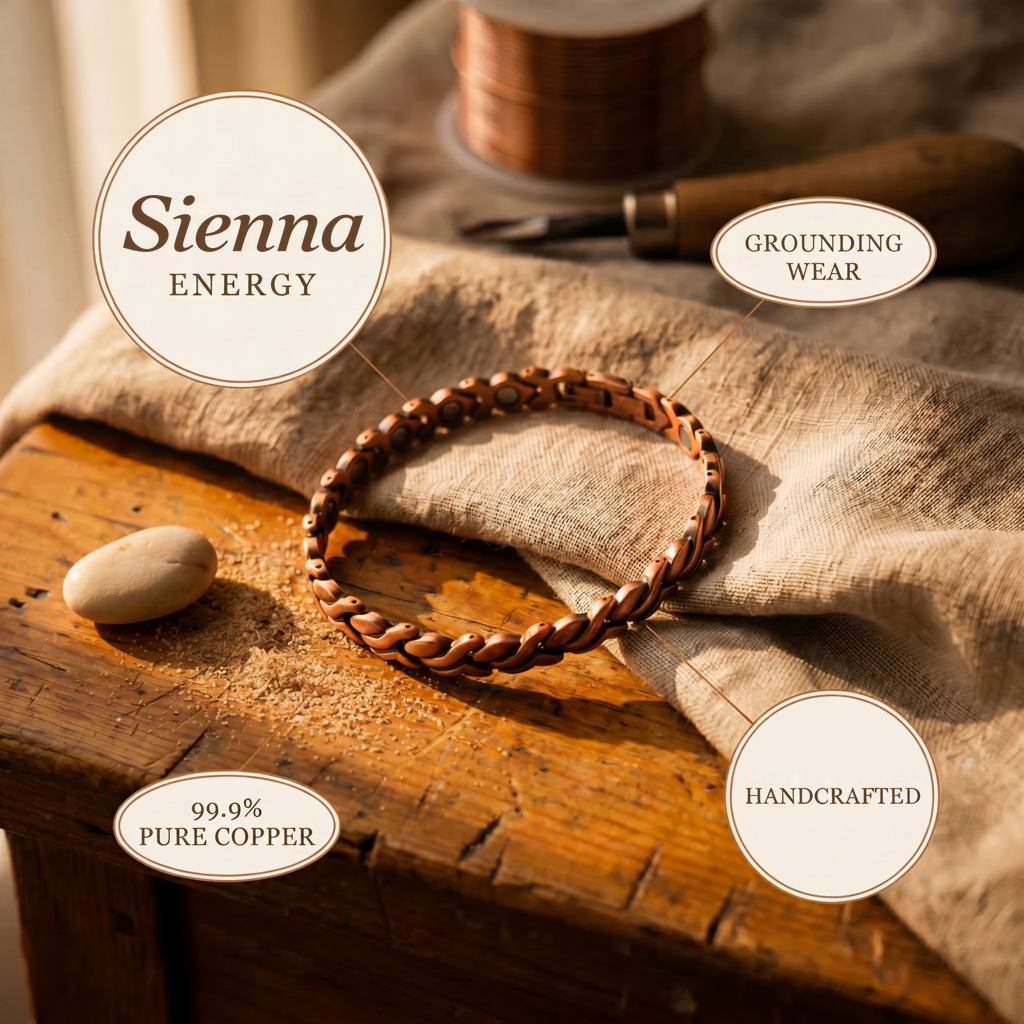 Sienna | Magnetic Copper Link Anklet
