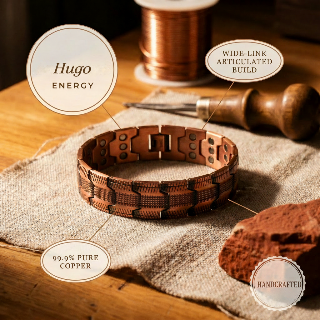 Hugo | Men's Copper Link Bracelet