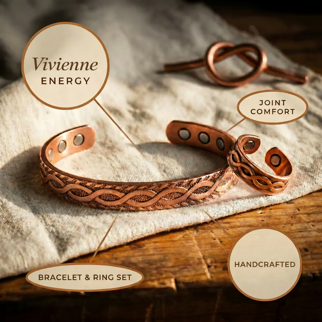 Vivienne | Knot Copper Cuff & Ring Set