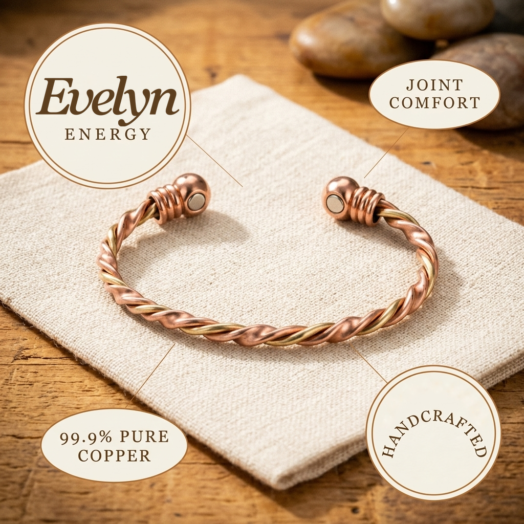 Evelyn | Three-Strand Twisted Copper Cuff