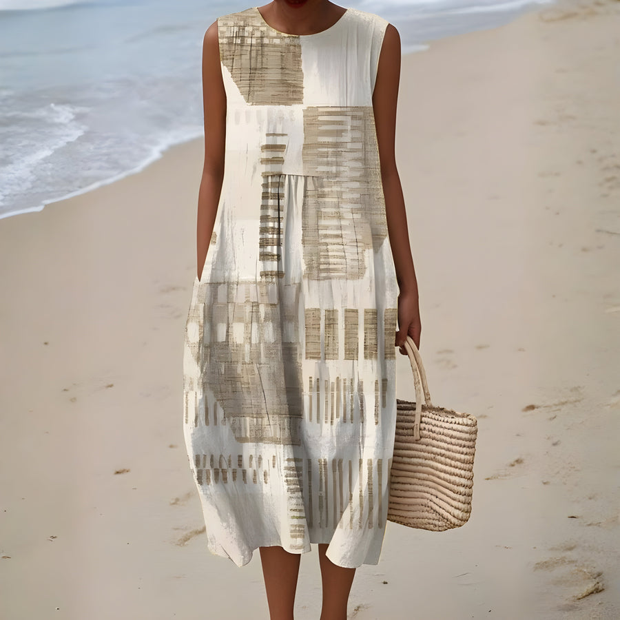 Helena™ Abstract Summer Dress