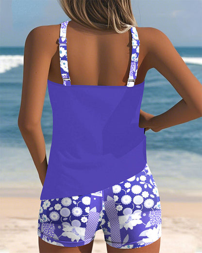 Martha™ Printed Tank & Boxer Swimsuit Set