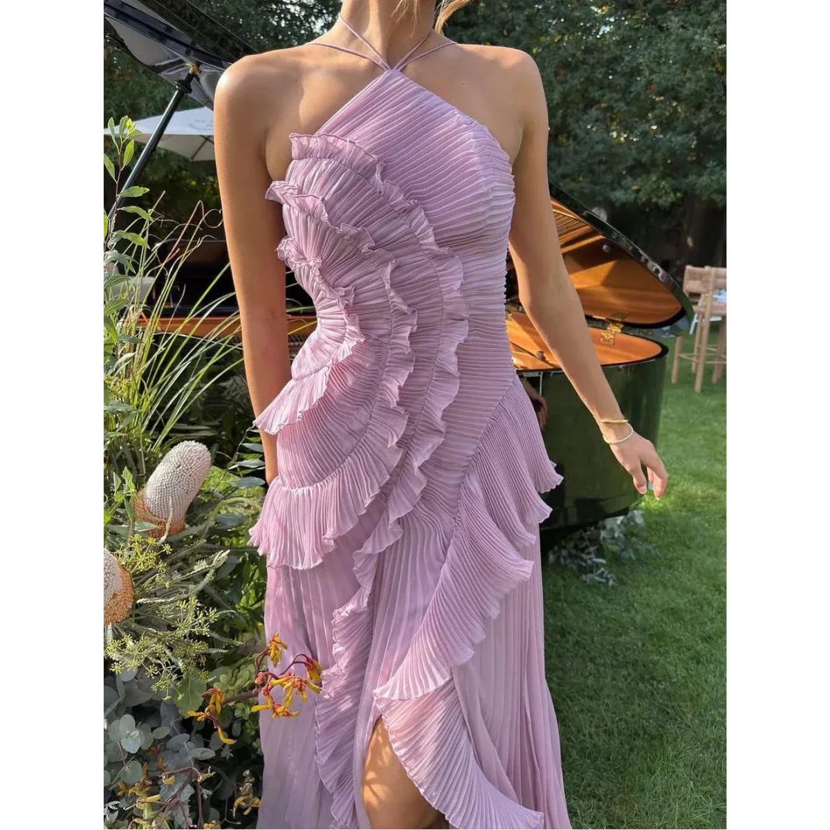 Adelynn™ | Long Ruffle Dress