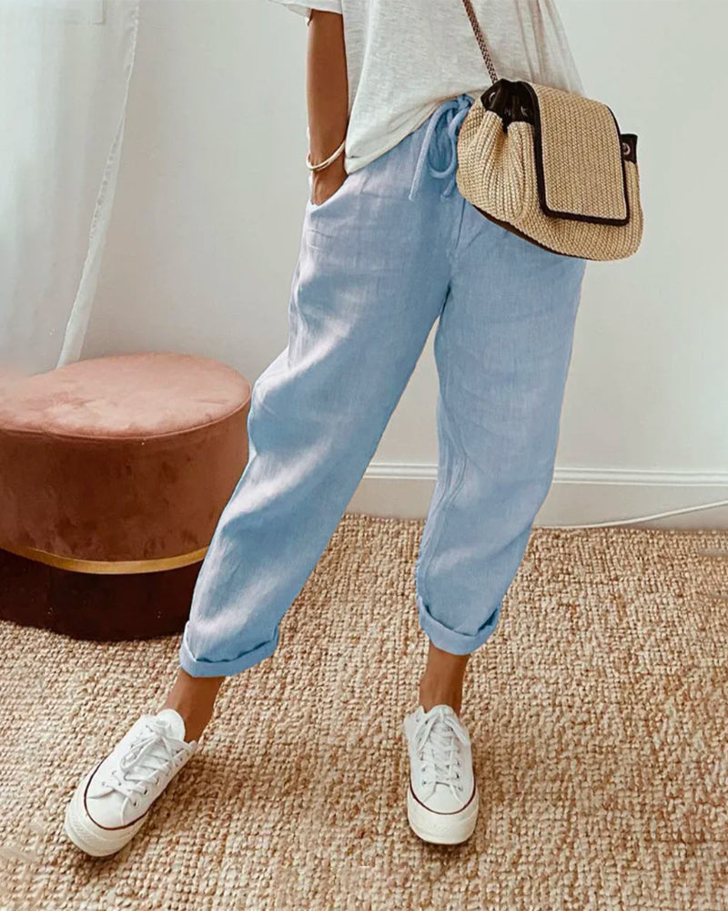 Hollis | Relaxed Straight-Leg Pants