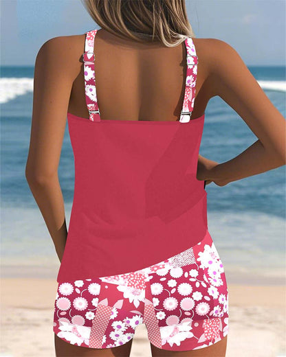 Martha™ Printed Tank & Boxer Swimsuit Set