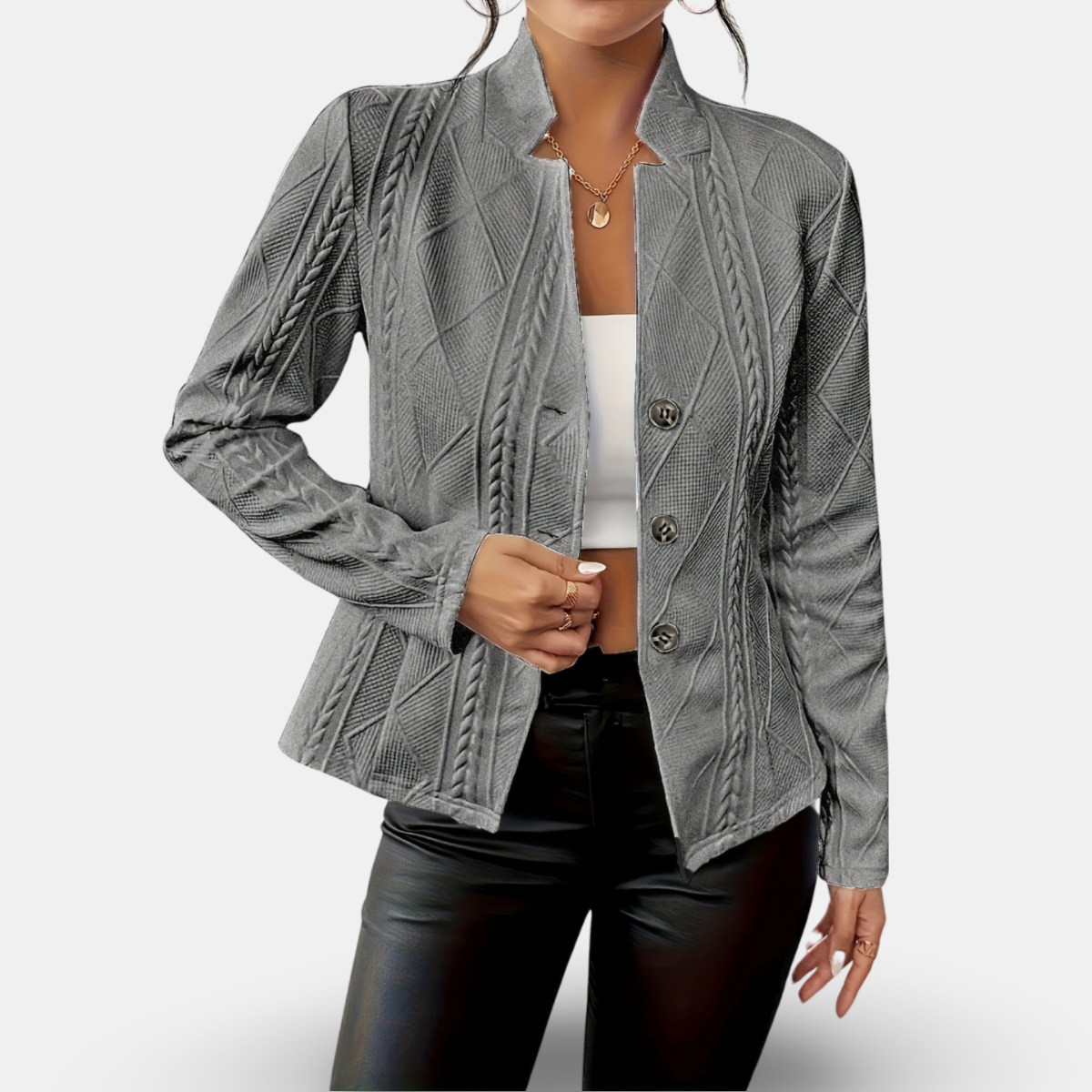 Rees™ - Elegant Tailored Cardigan