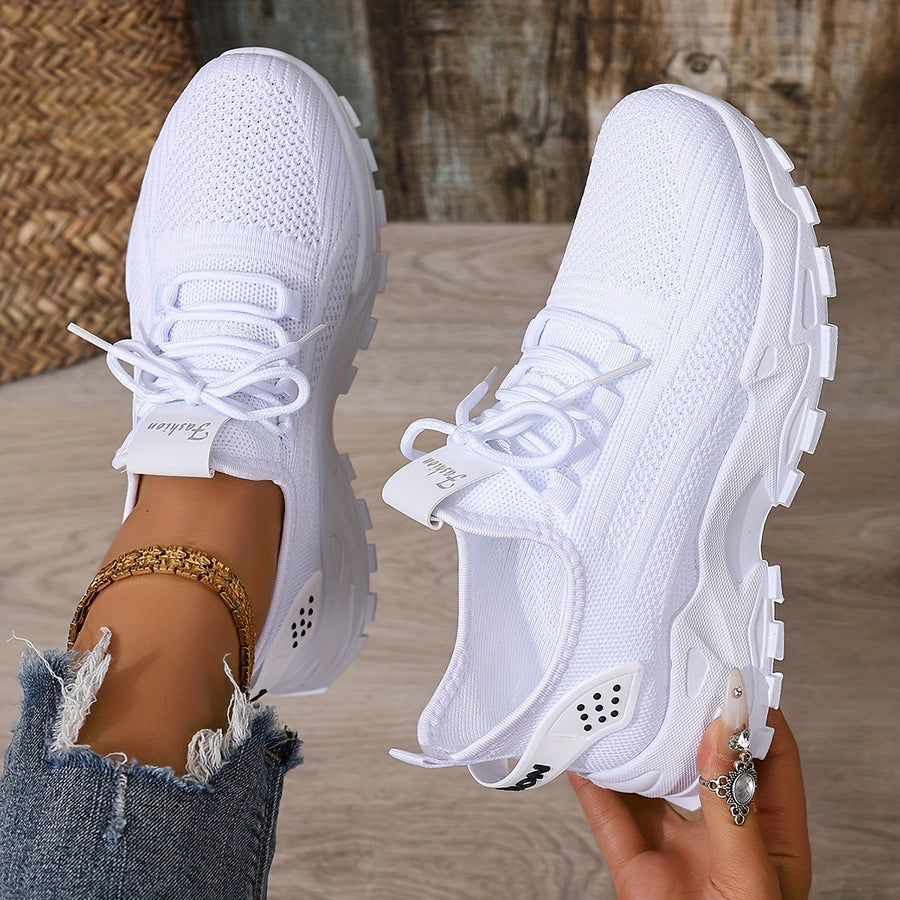 Taylor | Mesh Lace-Up Sneakers