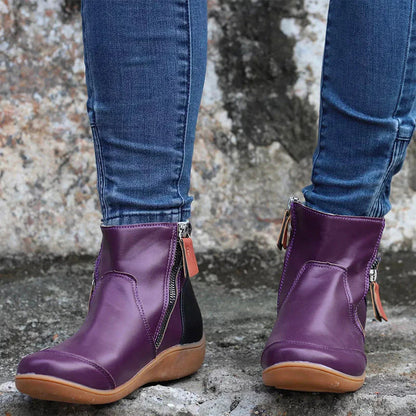 Moira | Premium Zipper Orthopedic Waterproof Boots