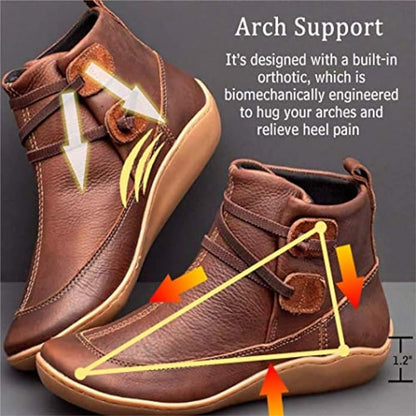 Tiana | Soft Ortho Vegan Leather Boots