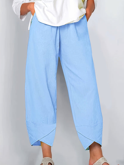 Zara™ Elegant Side-Pocket Trousers