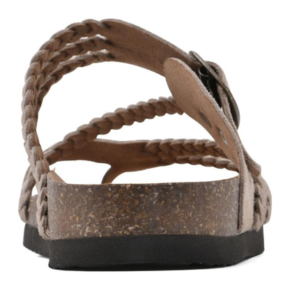 Solène | Braided Cork Sandals