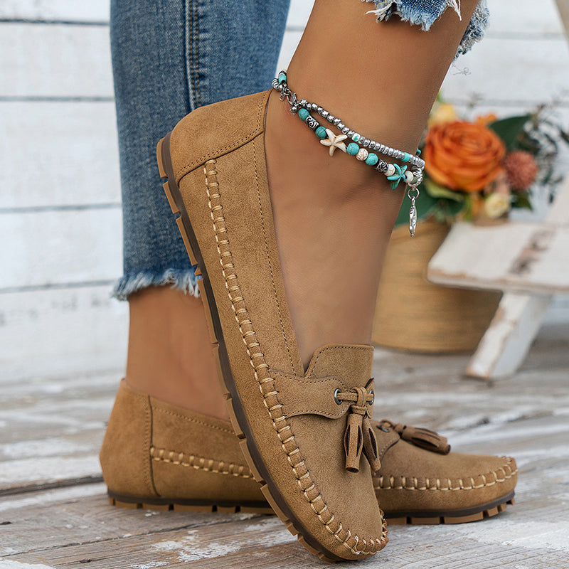Madilyn™ | Casual Tassel Moccasins