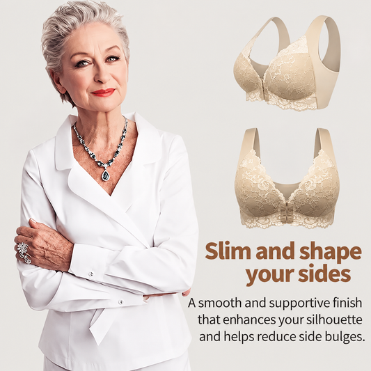 (3-PACK) Wire-Free Shaping Bra with Front Closure