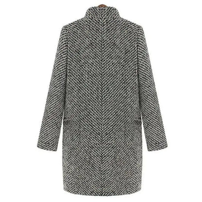 Kiara™ - Elegant Long Wool Coat