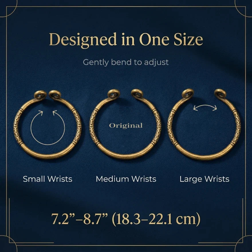 Theo | Spiral-End Copper Cuff