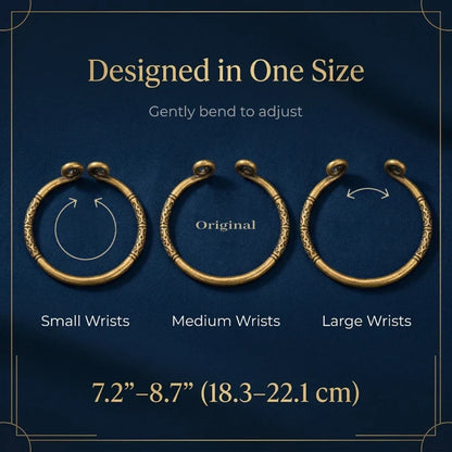 Theo | Spiral-End Copper Cuff