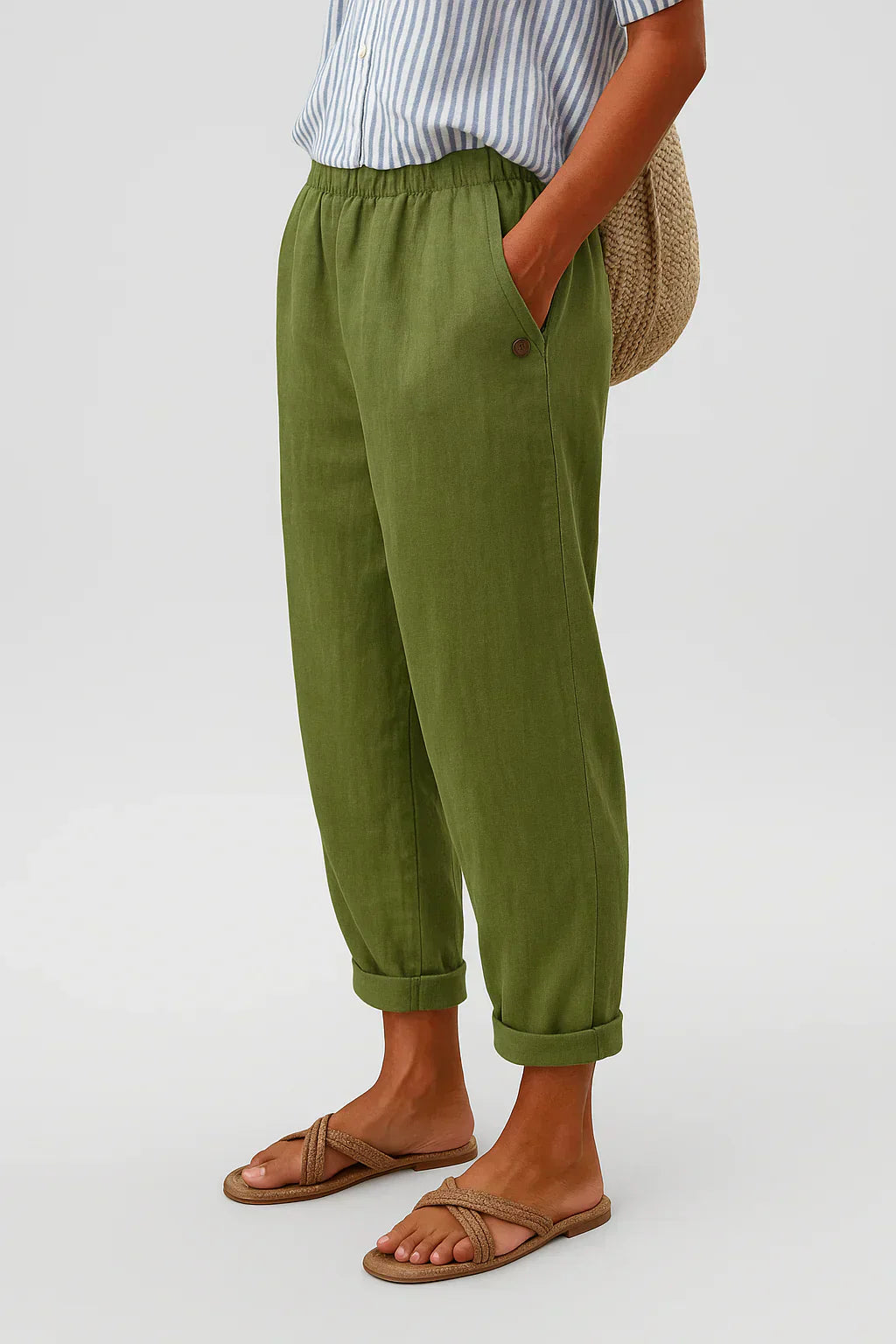 Harper™ Timeless Linen-Cotton Trousers