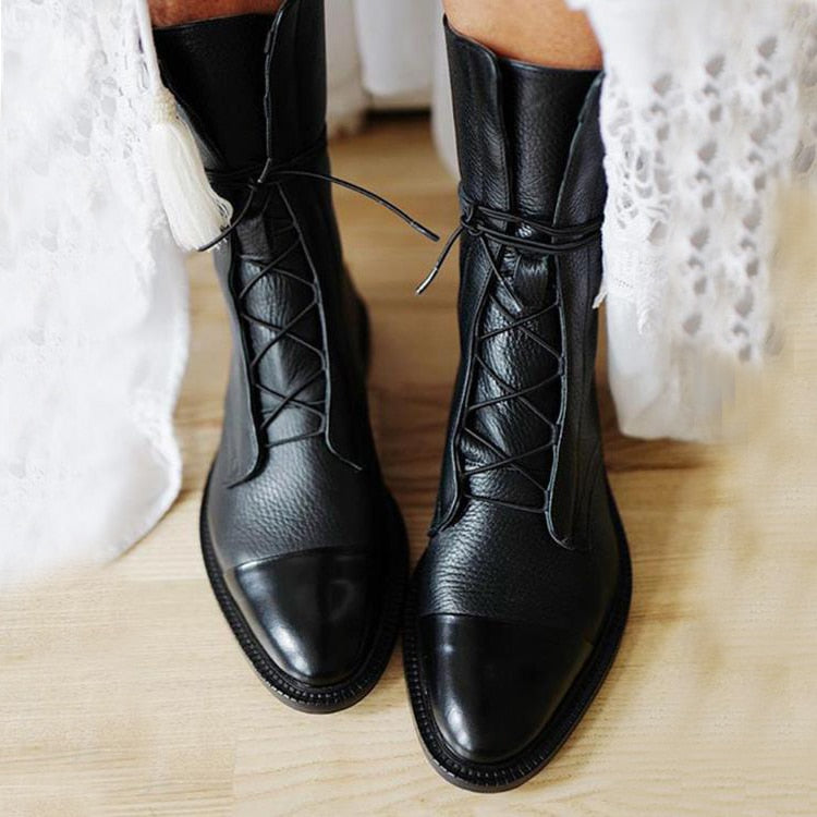 Sofia™ Vintage Look Heel Boots