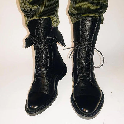 Sofia | Vintage Look Heel Boots
