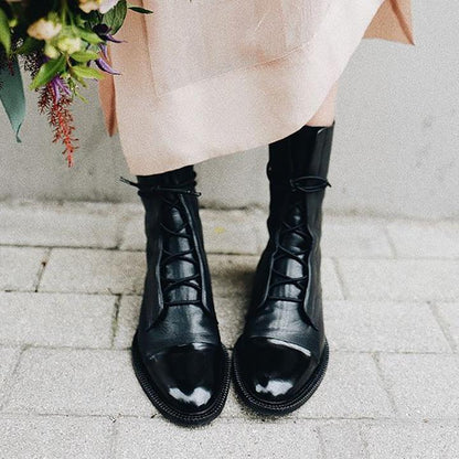 Sofia | Vintage Look Heel Boots