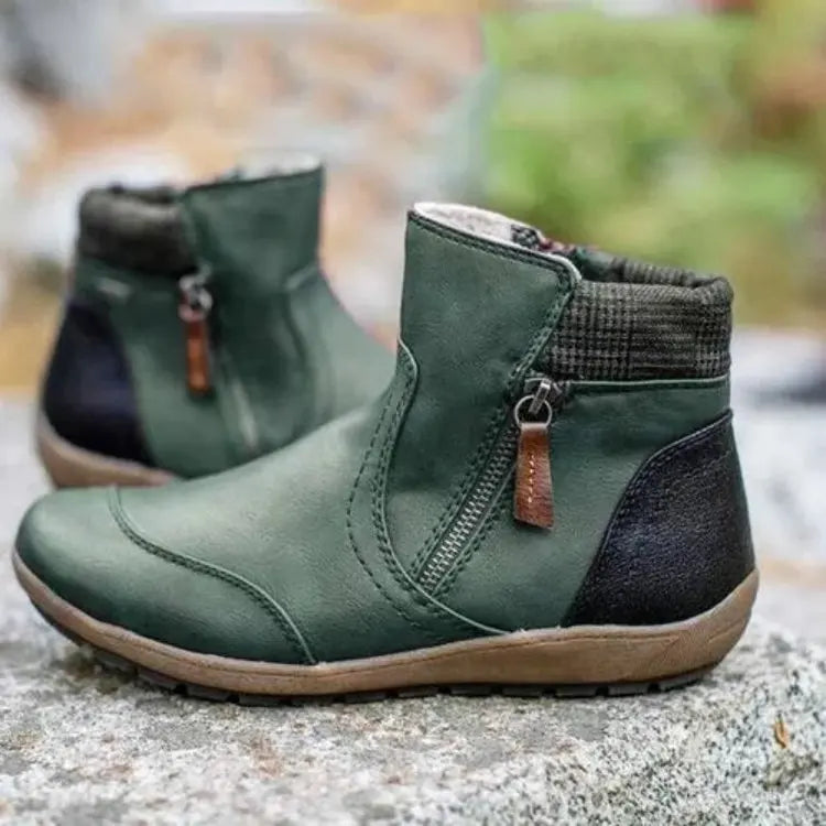Moira | Premium Zipper Orthopedic Waterproof Boots