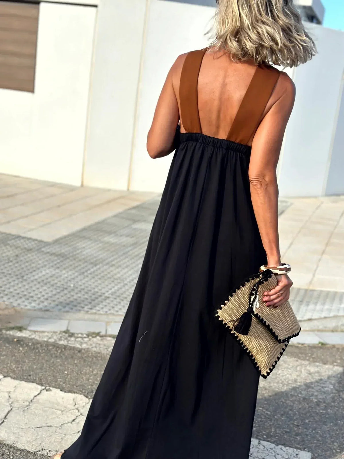 Charlotte™ Elegant Open-Back Dress