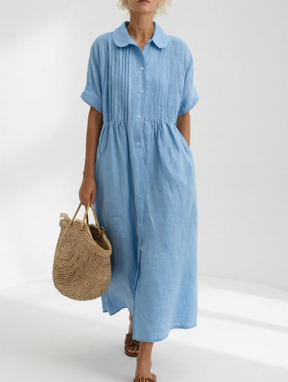 Isadora | Relaxed Maxi Shirt Dress