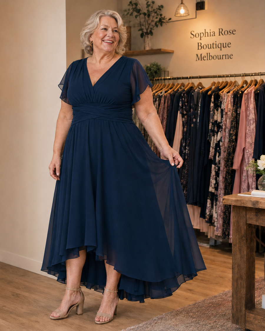 Christina | V-Neck A-Line Dress