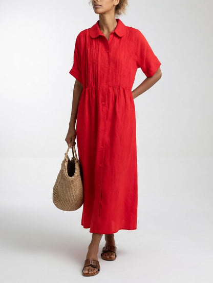 Isadora | Relaxed Maxi Shirt Dress