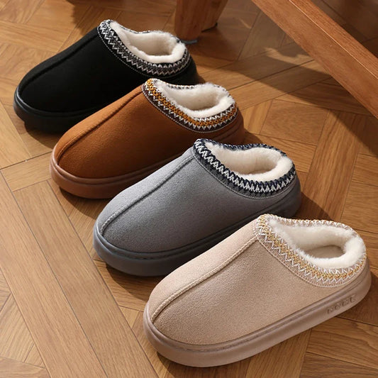 Layla™ Fluffy Platform Slippers