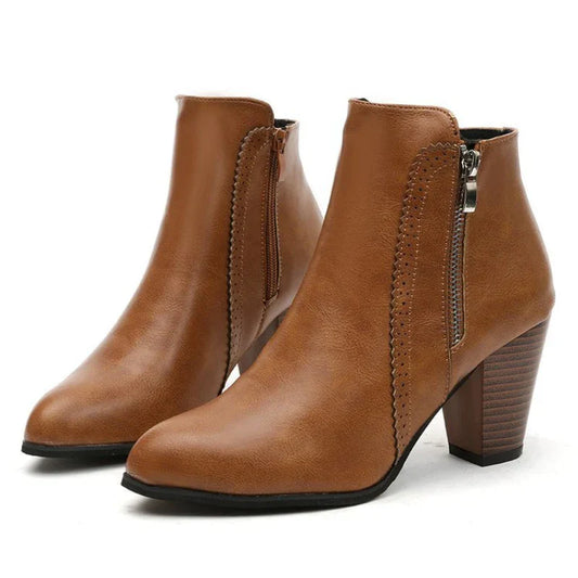 Carmen | Retro Chunky Heel Boots