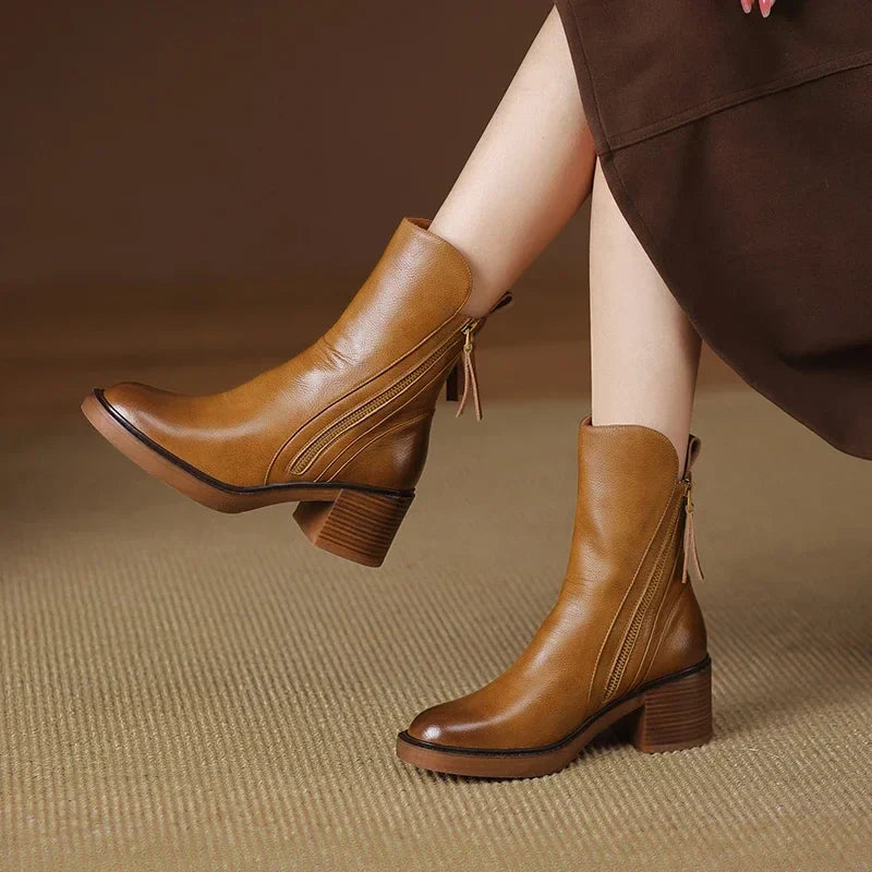 Margaret™ | Elegant Leather Boots