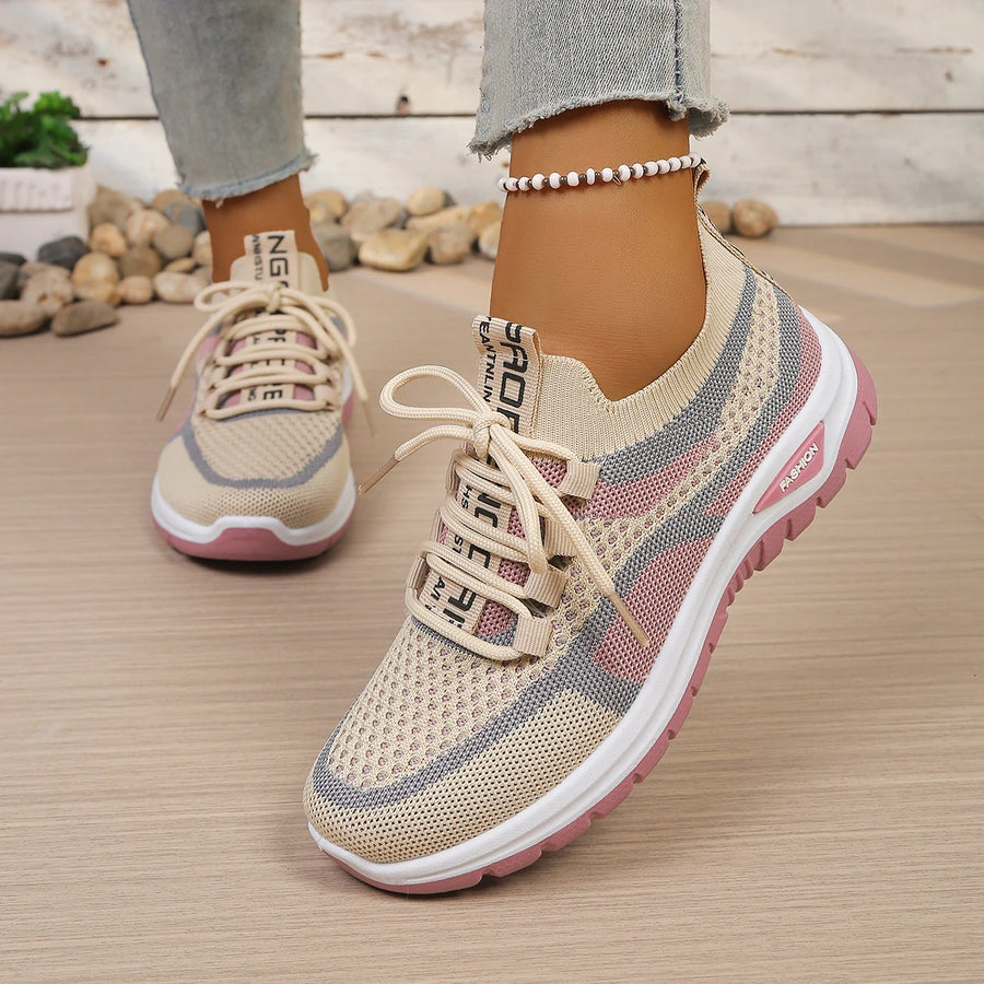 Mabel | Two-Tone Canvas Sneaker