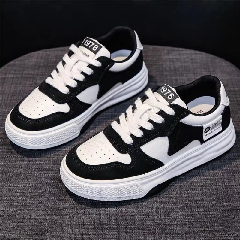 Avery | Platform Patchwork Sneakers