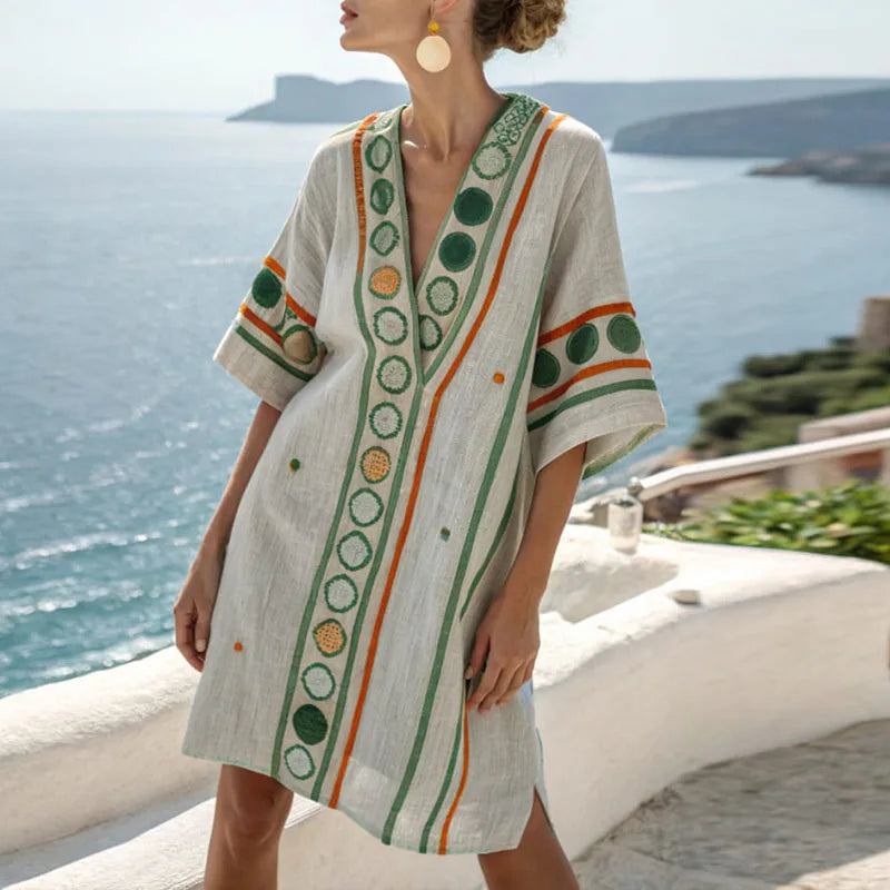 Clara™ | Elegant & Versatile Beach Dress for Summer Style