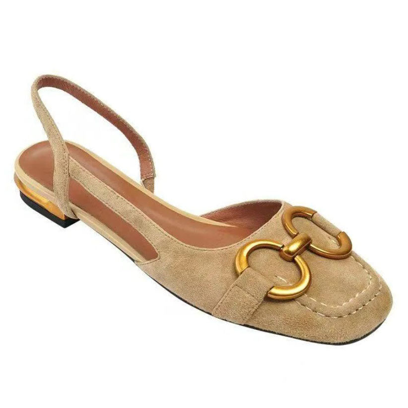 Brenna | Orthopedic Leather Buckle Loafers