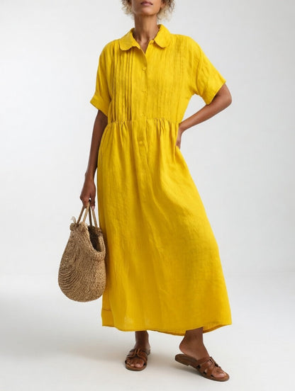 Isadora | Relaxed Maxi Shirt Dress
