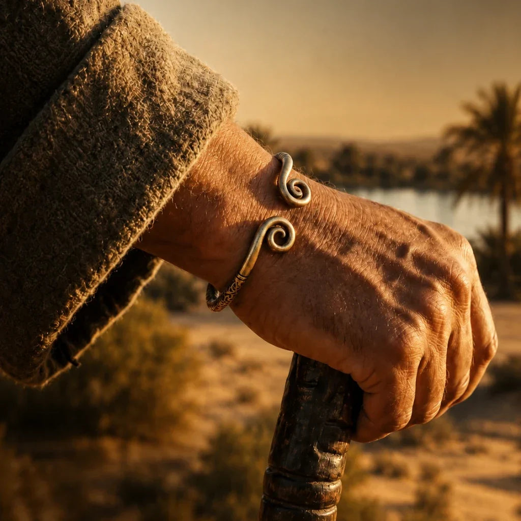 Theo | Spiral-End Copper Cuff