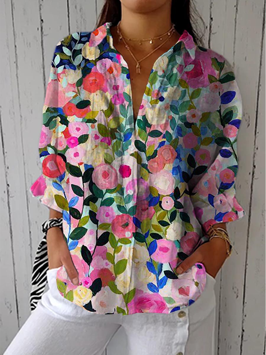 Anaiah™ Bloom Canvas Blouse